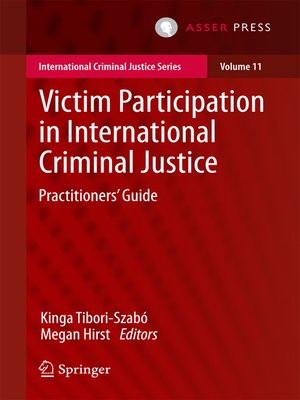 cover image of Victim Participation in International Criminal Justice